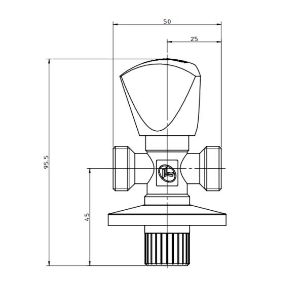 10 Bar Working Pressure Brass Angle Valves with Filtration Backflow Prevention for High Pressure and Temperature Applications