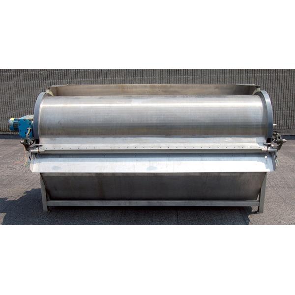 Stainless Steel Wedge Wire Strainer Rotating Drum Screen For Pulp Machine