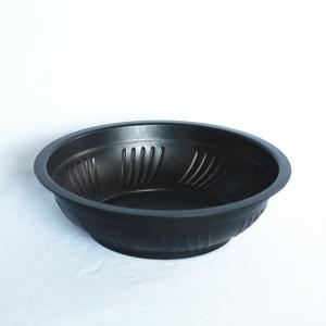 Quality 83 Oz 2.5L Black PP Large Disposable Bowls for sale