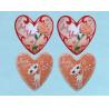 Heart Shape Notebook Self Adhesive Sticker With Cartoon Patterns for sale