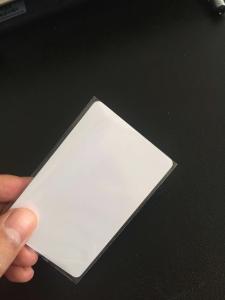 Quality PVC Inkjet  white blank card CR80 card 0.3mm 0.4mm 0.76mm thickness for card easy printing for sale