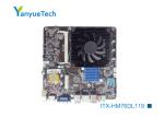 ITX-HM76DL119 HM76 Chipset Mini ITX Motherboard / Motherboard Mini Itx Intel 2nd