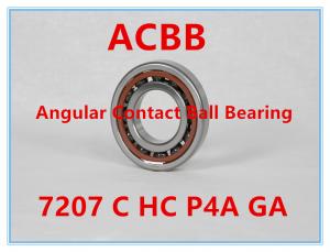 Quality 7207 C HC P4A GA Angular Contact Ball Bearing 20000RPM-25000RPM for sale
