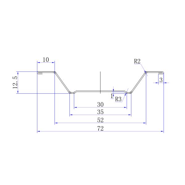 Omega Channel Low Noise CZ Purlin Roll Forming Machine
