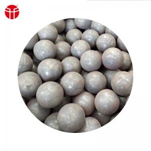 China 120mm 62HRC Grinding Media Balls , Carbon Forged Steel Grinding Balls on sale