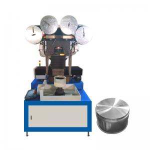 China Servo Motor Cookware Polishing Machine For Aluminium Pot Bottom Sanding on sale