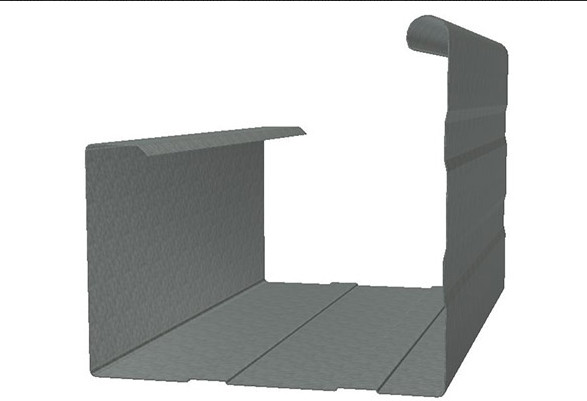 Galvanized Steel Square Gutter Roll Forming Equipment Large Span ISO Approval