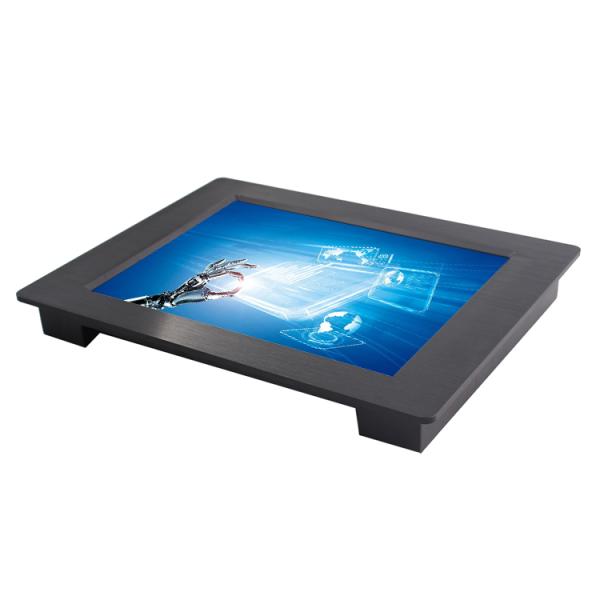 Alloy Panel 250nits CNC Craft Touch Screen Monitor DC24V VESA