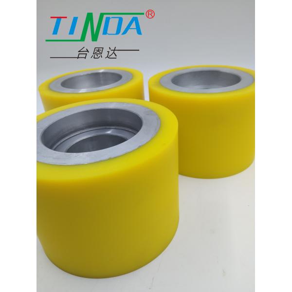 Custom Polyurethane Rubber Roller Wheels With Low Noise Level