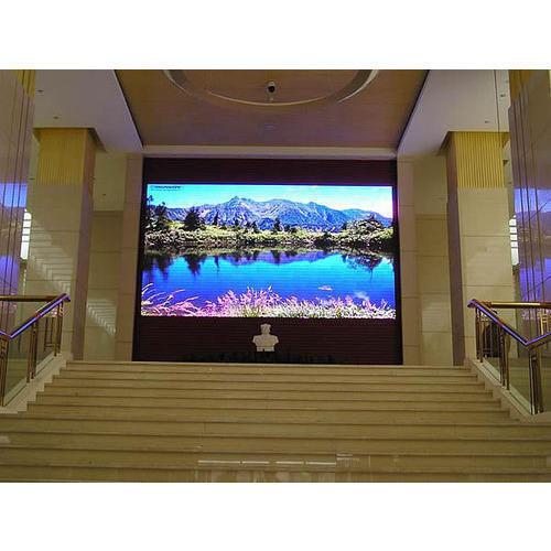 Buy P4 HD 800 Nits Brightness Indoor LED Video Wall 14-16 Bits For Advertising at wholesale prices