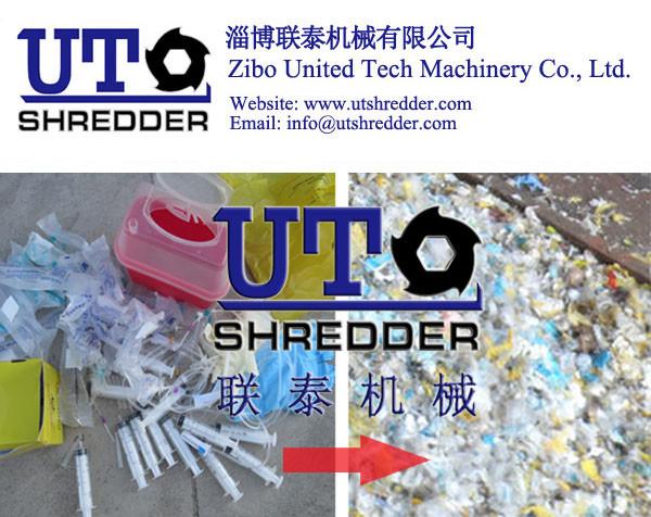 Buy Zibo United Tech Machinery Co., - Solid Waste Shredder/Medical Waste Shredder / double shaft shredder/ two engines crush at wholesale prices