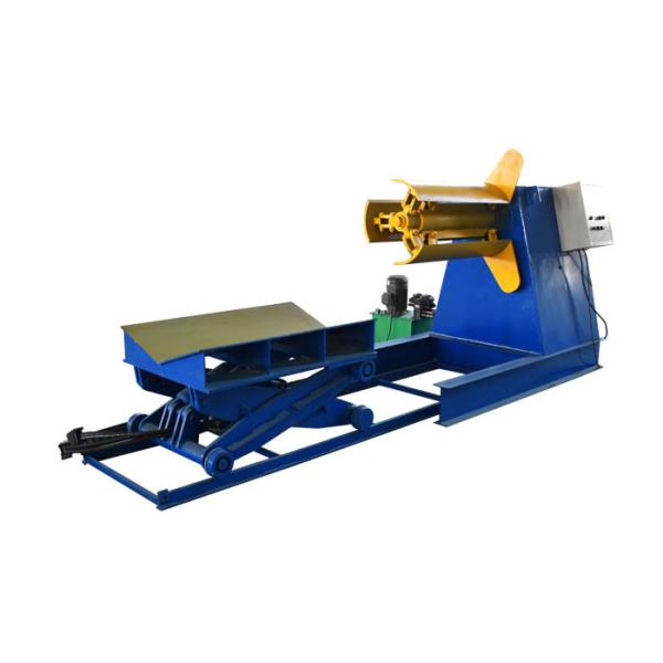 11kw 380v Automatic Hydraulic Decoiler Machine For Sheet Metal Unwinding