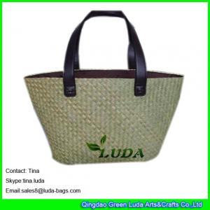 China LUDA summer straw bag natural seeagrass straw designer handbags on sale on sale