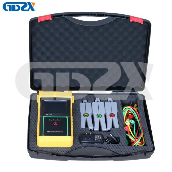 Buy SMG3000 Finger Touch Three Phase Power Analyzer , Power Quality Monitoring Equipment Static Data Save Function at wholesale prices