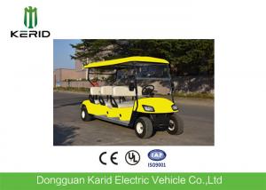 Quality 48V Multi Passenger Electric Golf Buggy , 8 Person Golf Cart With LED Headlight for sale