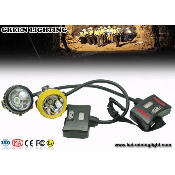 15000 Lux superbright cree Mining Cap Lights msha approved sos function reflective stripe