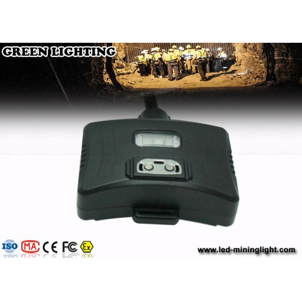 15000 Lux superbright cree Mining Cap Lights msha approved sos function reflective stripe