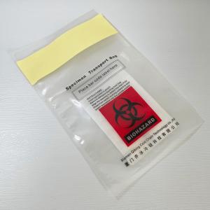 Quality Specimen Packaging UN3373 Transportation Biohazard Disposal Bags for sale