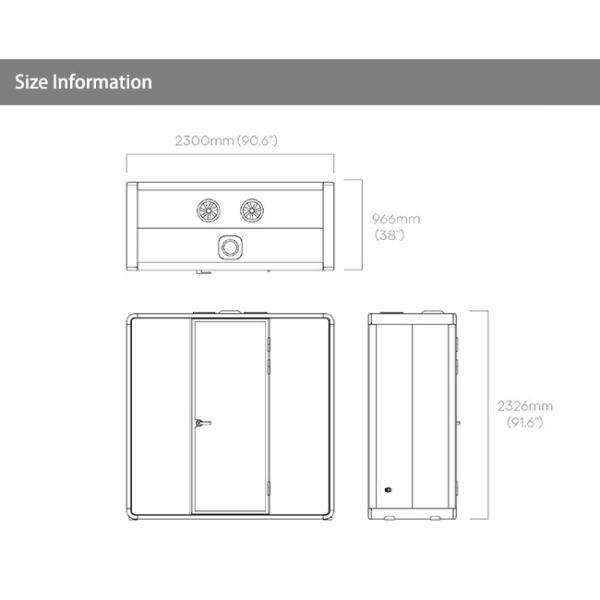 Office Pods Soundproof Booth For Calls And Conferences With Excellent Sound Insulation