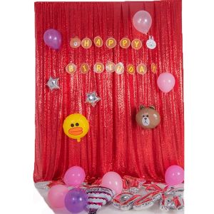 curtain hochzeit Factory Directly Sequin Fabric Sequin Curtain for Wedding Party