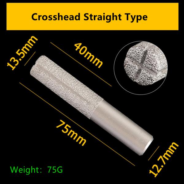 Electroplated Brazed Diamond Tools , Stone Carving Diamond Grinder Drill Bit