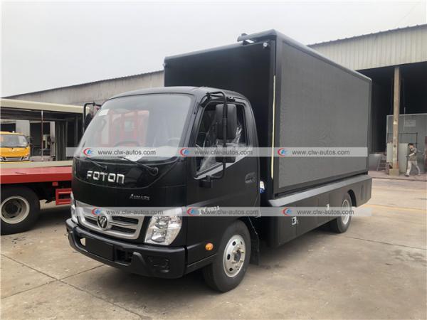 Buy Foton Mobile LED Screen Truck Billboard Display for Outdoor Road Advertising at wholesale prices