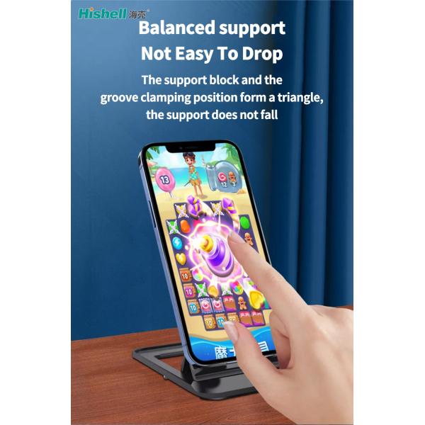 Hishell Universal Mobile Phone Holder Stand ABS Material Retractable