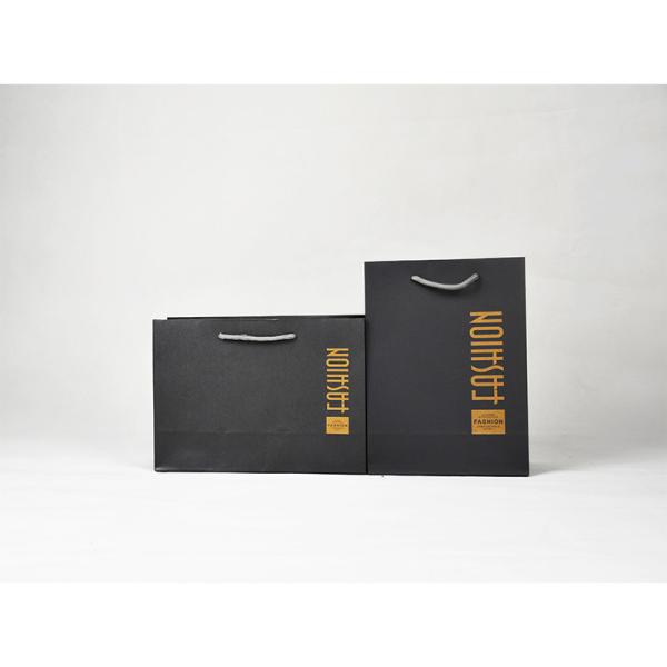 250g 300g Paper Shopping Bags With Open Closure Twisted Handle