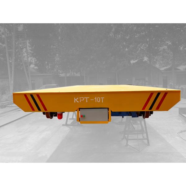 high temperature proof 10 ton on rail guide powered cart for molds