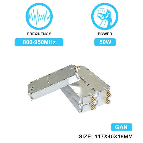 Buy 50W 800-950MHz Fpv Uav C-Uas Jamming System Anti-Drone Module with RF Power Amplifier and GaN and Isolation Protector at wholesale prices