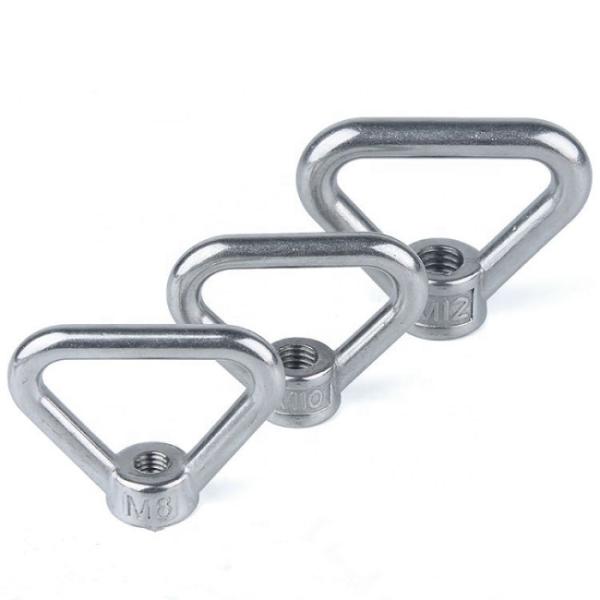 SS304 SS316 Marine Bow Lug Eye Nuts Hex Weld M6 Ring Nut