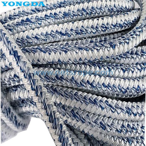 Abrasion Resistant Polyester Filament High Strength Double Braided Rope