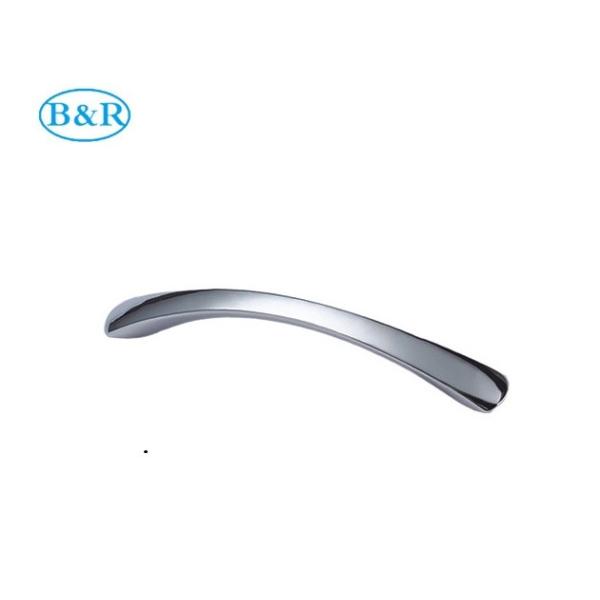 128 Mm Furniture Aluminum Cabinet Handle B001 High Polishing With SGS Approval