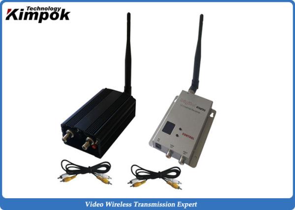 Buy 1200Mhz Analog Wireless Video Transmitter 2000mW Security Long Range Video Sender 8 Channels at wholesale prices
