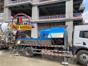 China Truck Mounted Concrete Line Pump PTO Driven Concrete Line Pump Concrete Pump Machinery AI-50CLPP on sale