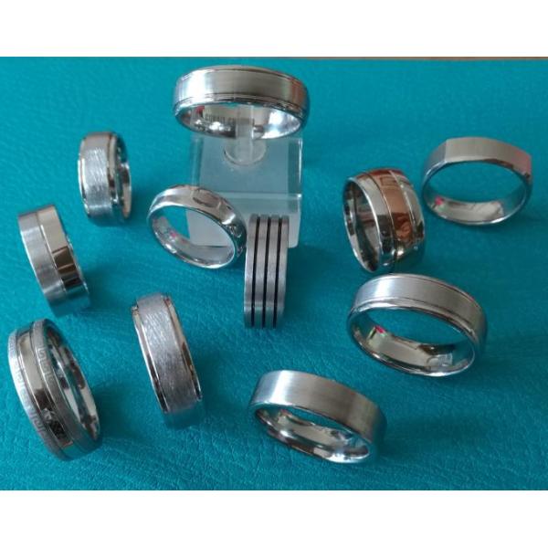 6mm Dome Cobalt Chrome Ring Center Brush High Polish Towards the edges Wedding Band Ring