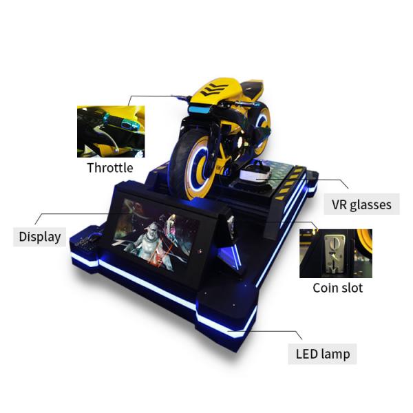 360 Degree View VR Motorcycle Simulator With Four Exclusive Game