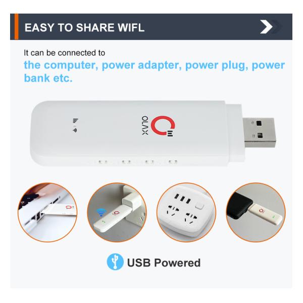 OLAX U80 ULTRA 150Mbps B1 B3 B5 B8 B40 Mini Hotspot Portable wifi dongle 4g Sim card Router Wifi 4g USB Wifi Router