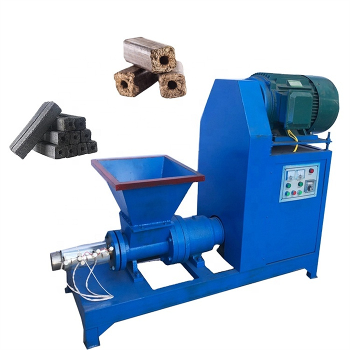 Agricultural Biomass Rice Husk Straw Wood Sawdust Charcoal Briquette Machine