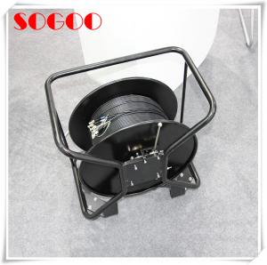 Quality Deployable Outdoor Fiber Patch Cable Tactical Fiber Optic Cable Reel 500 Meter for sale