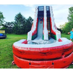 Water Slide Inflatable Bouncer Commercial Giant Inflatable Water Slide With Pool