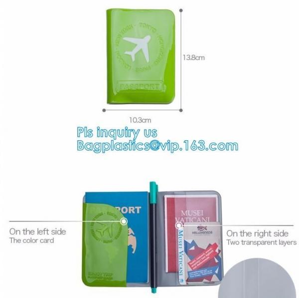 Buy New Arrival Plastic PVC Passport cover, Fashion journey 3D PVC synthetic leather travel map passport cover, passport pac at wholesale prices