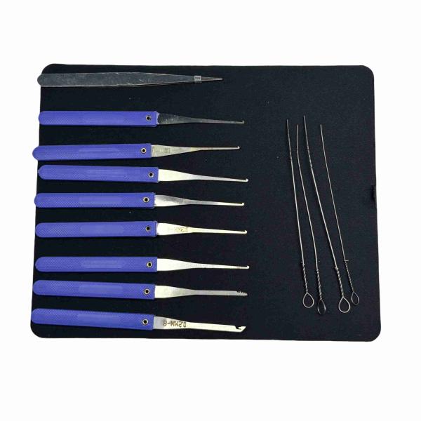 Portable Door Lock Picking Kit 8pcs Lock Locksmith Key Set XQ