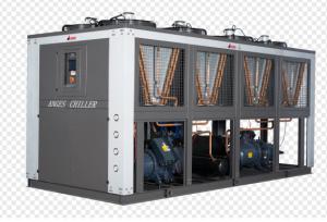 Quality 150HP Industrial Air Cooled Screw Chiller For Blown Film Machine And PET Bottle Line for sale