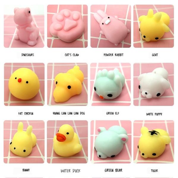 Mini Toy Super Cute 'Little Dumpling' Squishy Novelty Decompression Ball for Boys Fun Hand Squeezing Small Animal Toy
