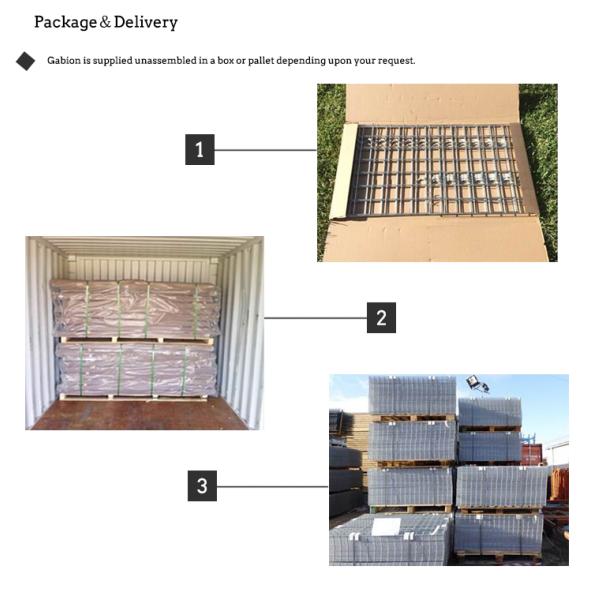 1*1*1m Gabion Fence System Pvc Coated Electrical Galvanize