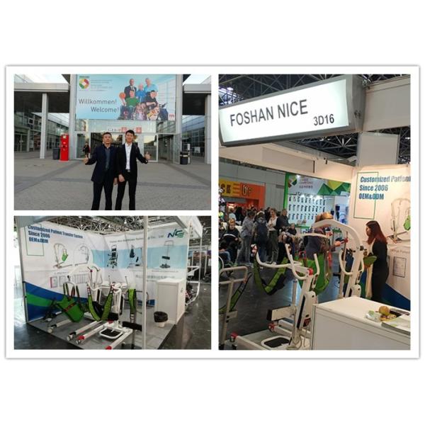 Bariatric Electric Patient Lift Dual Controls Smooth Easy Advanced Compact Storage