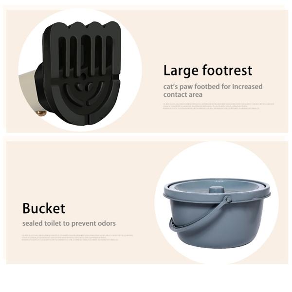 Lightweight 3 In 1 Toilet Chair Height Adjustment Folding Water Proof