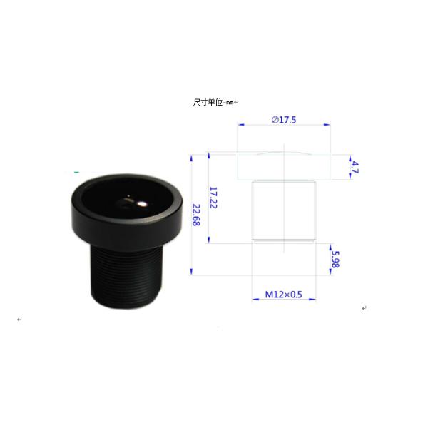 3.6mm Lens Drawing