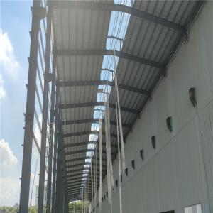 Quality Q235 Prefab Steel Building With EPS Sandwich Panel for sale